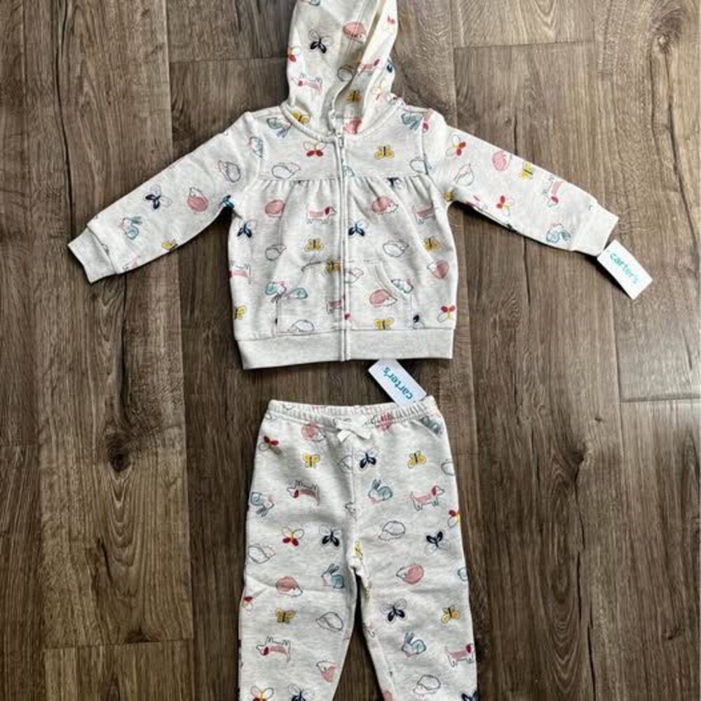 NEW Carter's Zip Hoodie & Sweatpants